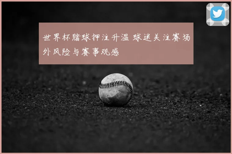世界杯赌球押注升温 球迷关注赛场外风险与赛事观感
